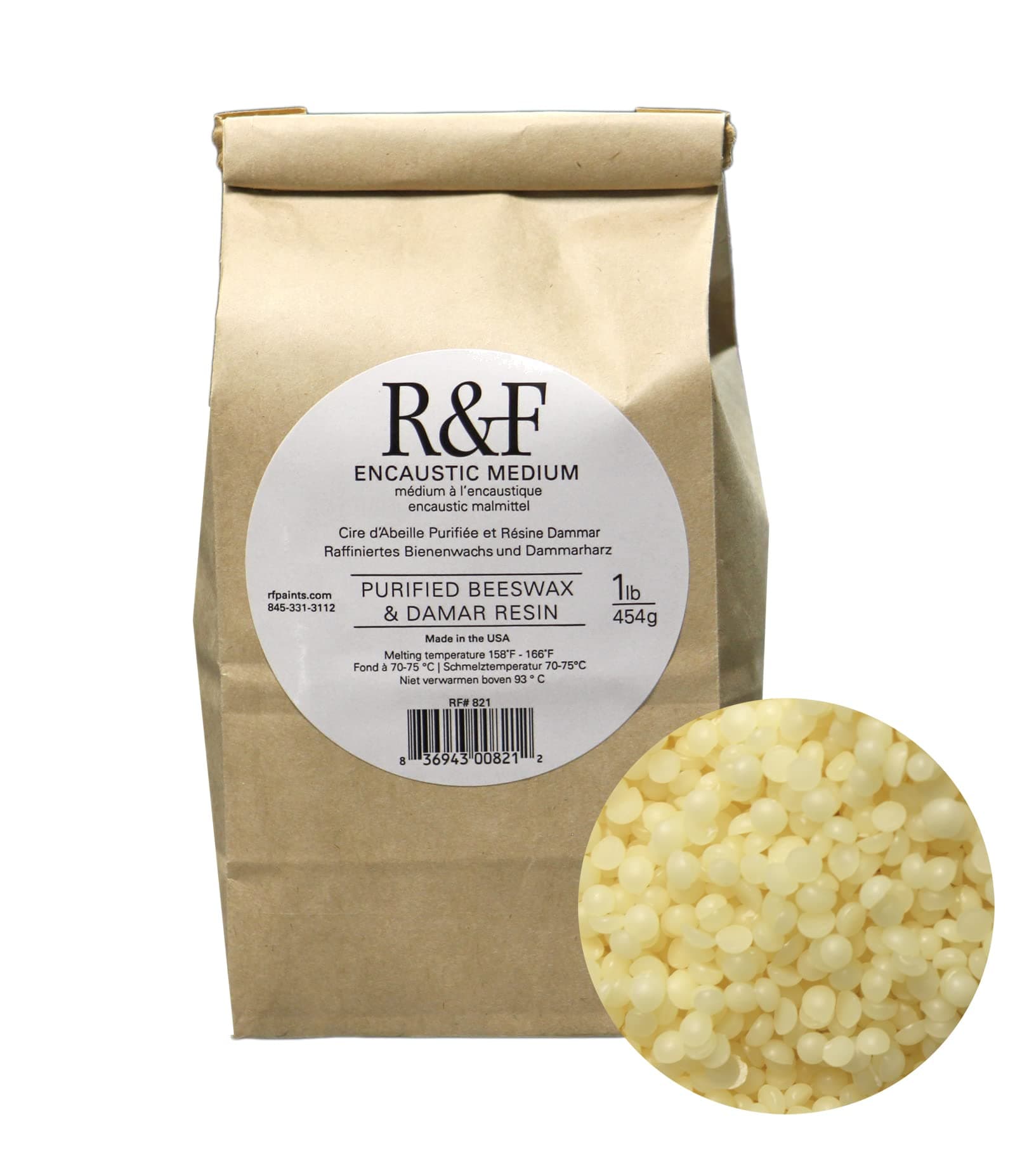 R & F Encaustic Bagged Medium 1lb
