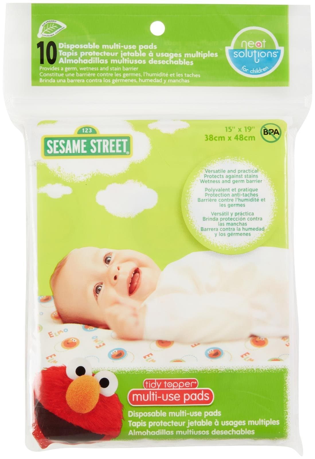 Neat SolutionsSesame Street Multi-Use Pads, 10 Count