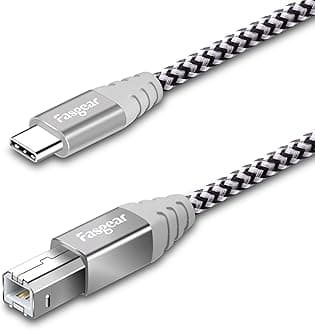 Type C to USB B Cable