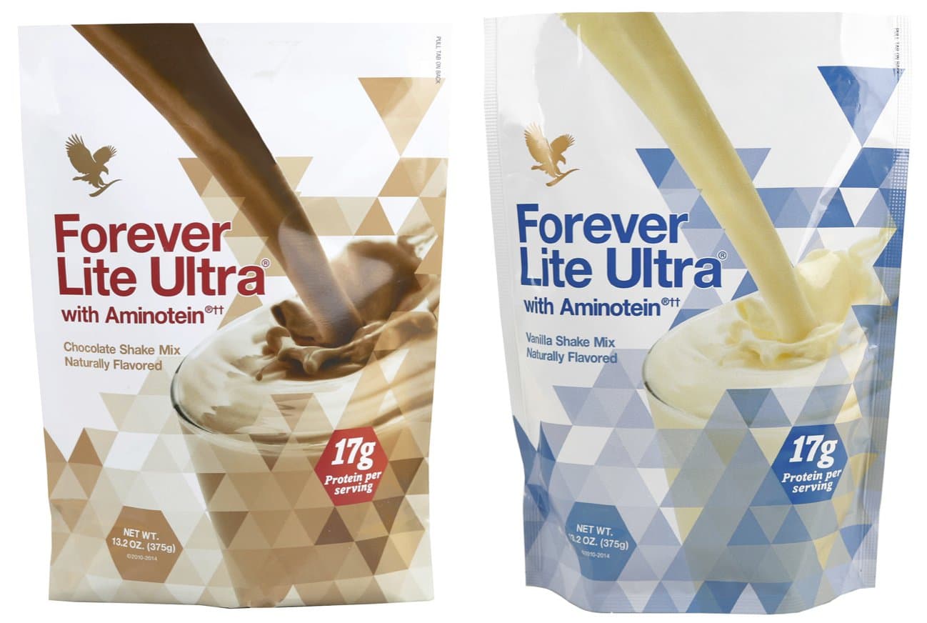2x FOREVER LITE ULTRA - CHOCOLATE and VANILLA