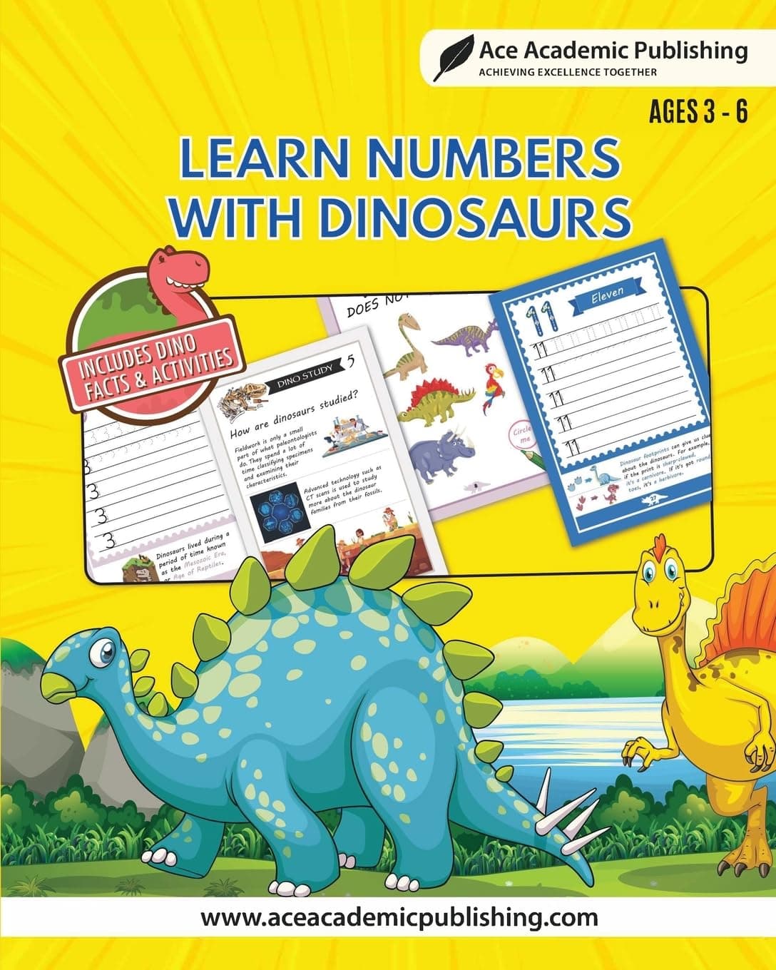 Learn Numbers with Dinosaurs: Includes Facts and Activities