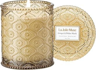 LA JOLIE MUSEMaelyn Ginger & White Musk Small Jar Candle 6OZ