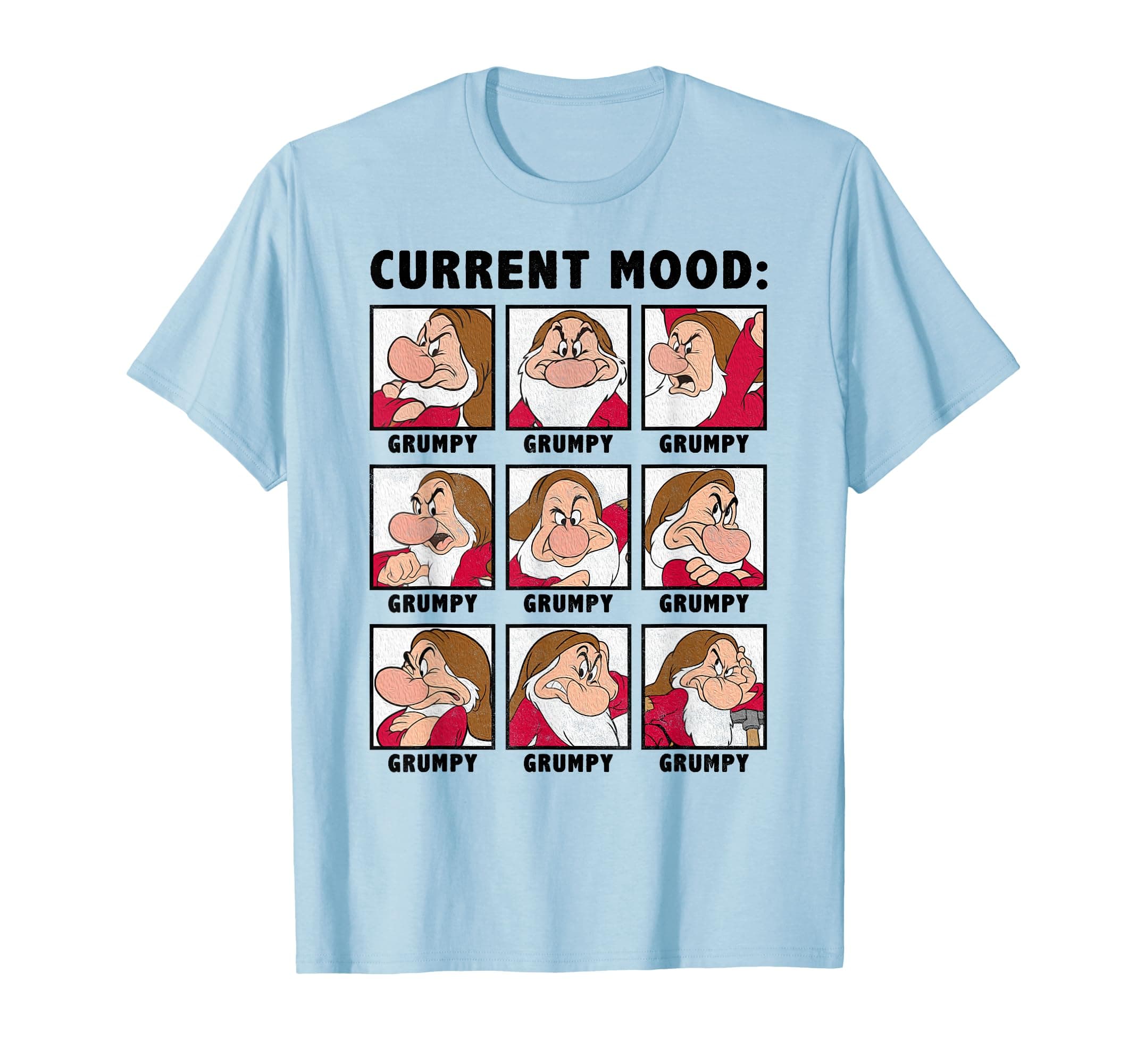 Snow White Current Mood Always Grumpy Graphic T-Shirt T-Shirt