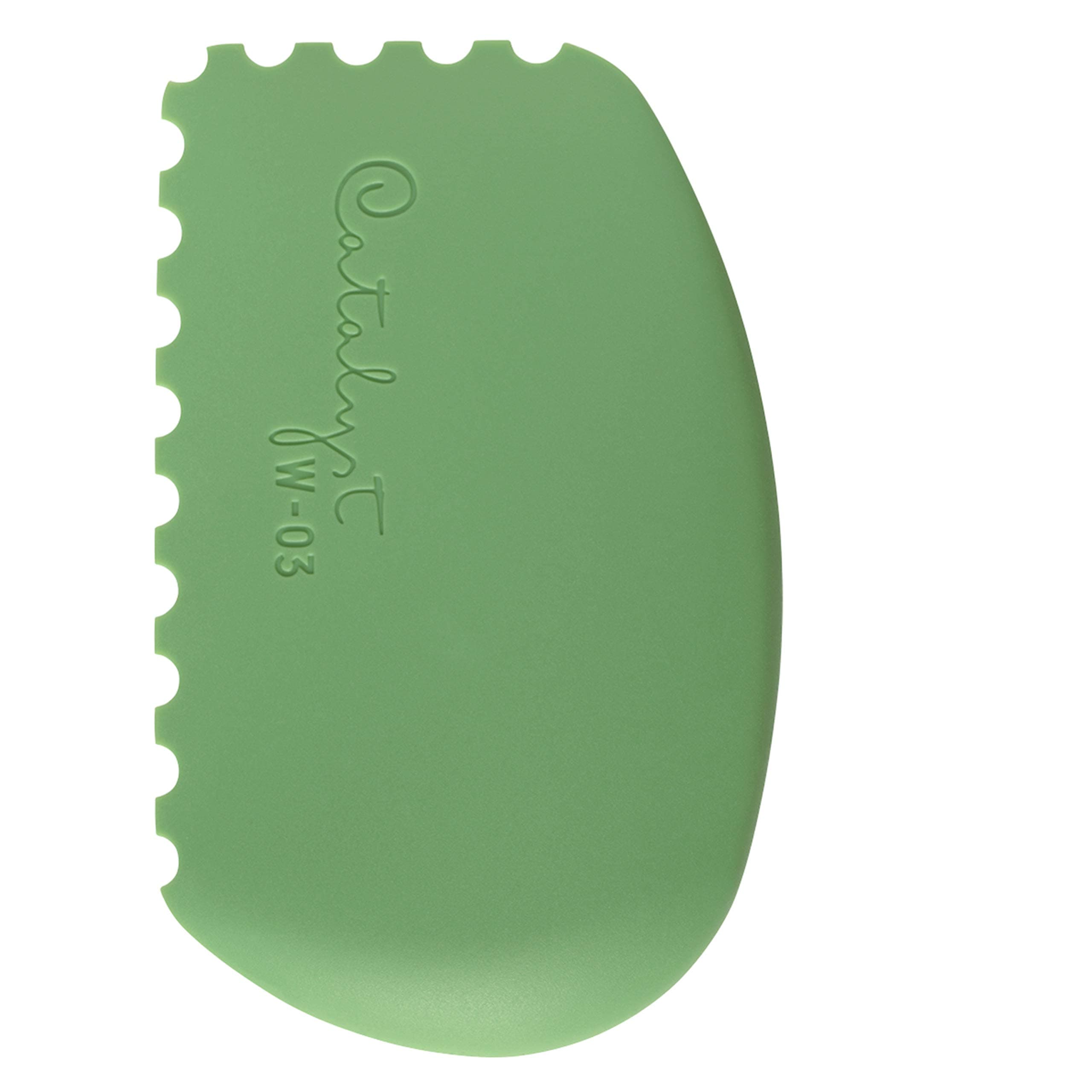 Princeton Catalyst Tools, Art Supplies for Texturizing and Moving Paint, Wedge- Green