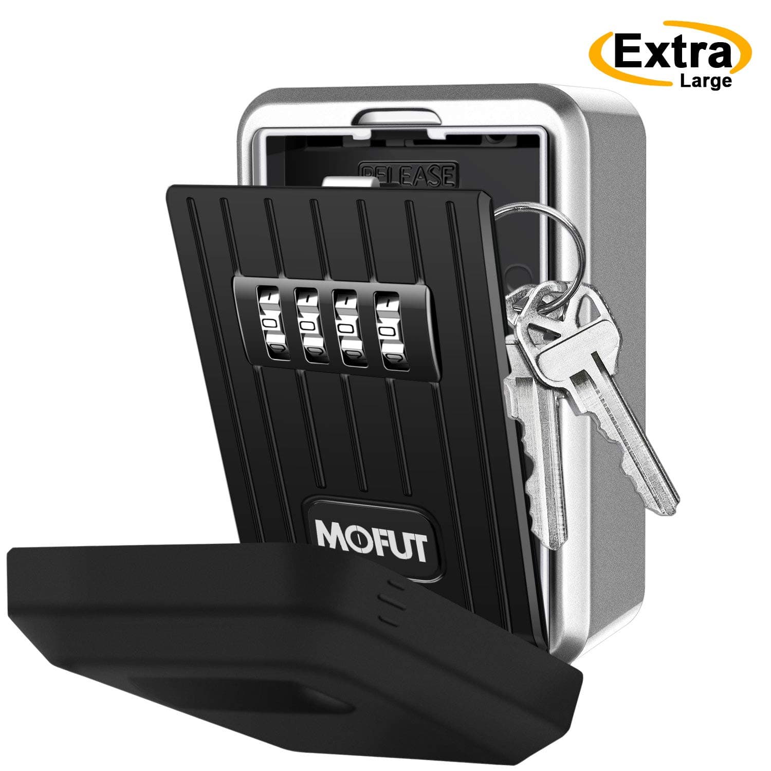 Safe with 4-Digit Combination, Lock Wall Mounted Outdoor Weatherproof