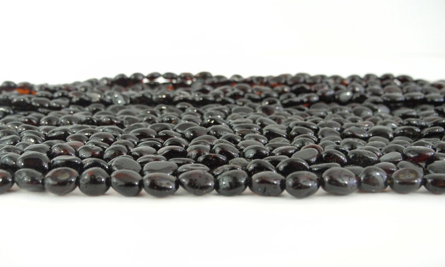 Genuine Baltic Amber Beads Strands Oval Nuggets Extra Small Cherry Alluregem 90484