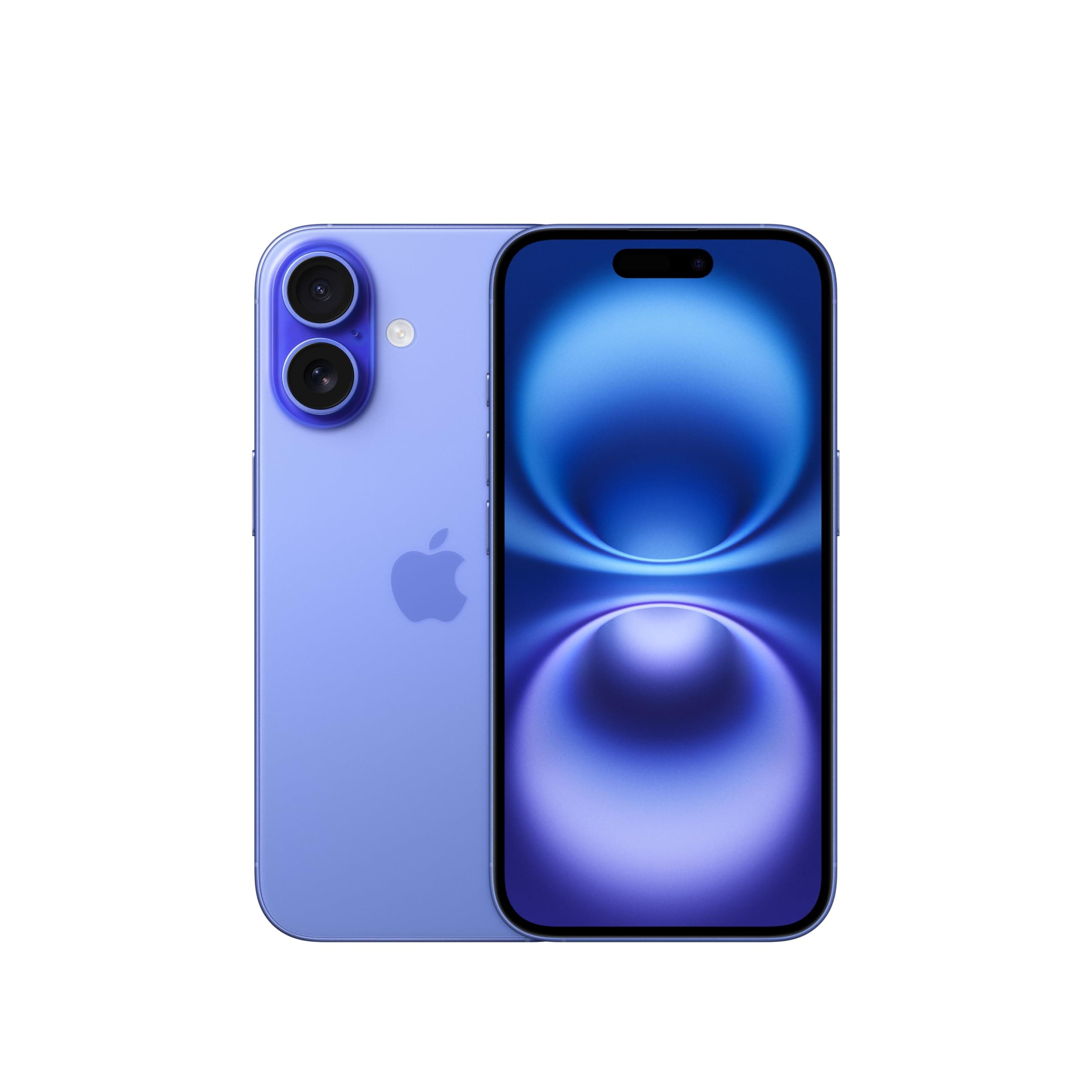– iPhone 16 128 GB: 5G Mobile phone with Apple Intelligence, Camera Control, A18 Chip and a Big Boost in Battery Life. Works with AirPods; Ultramarine