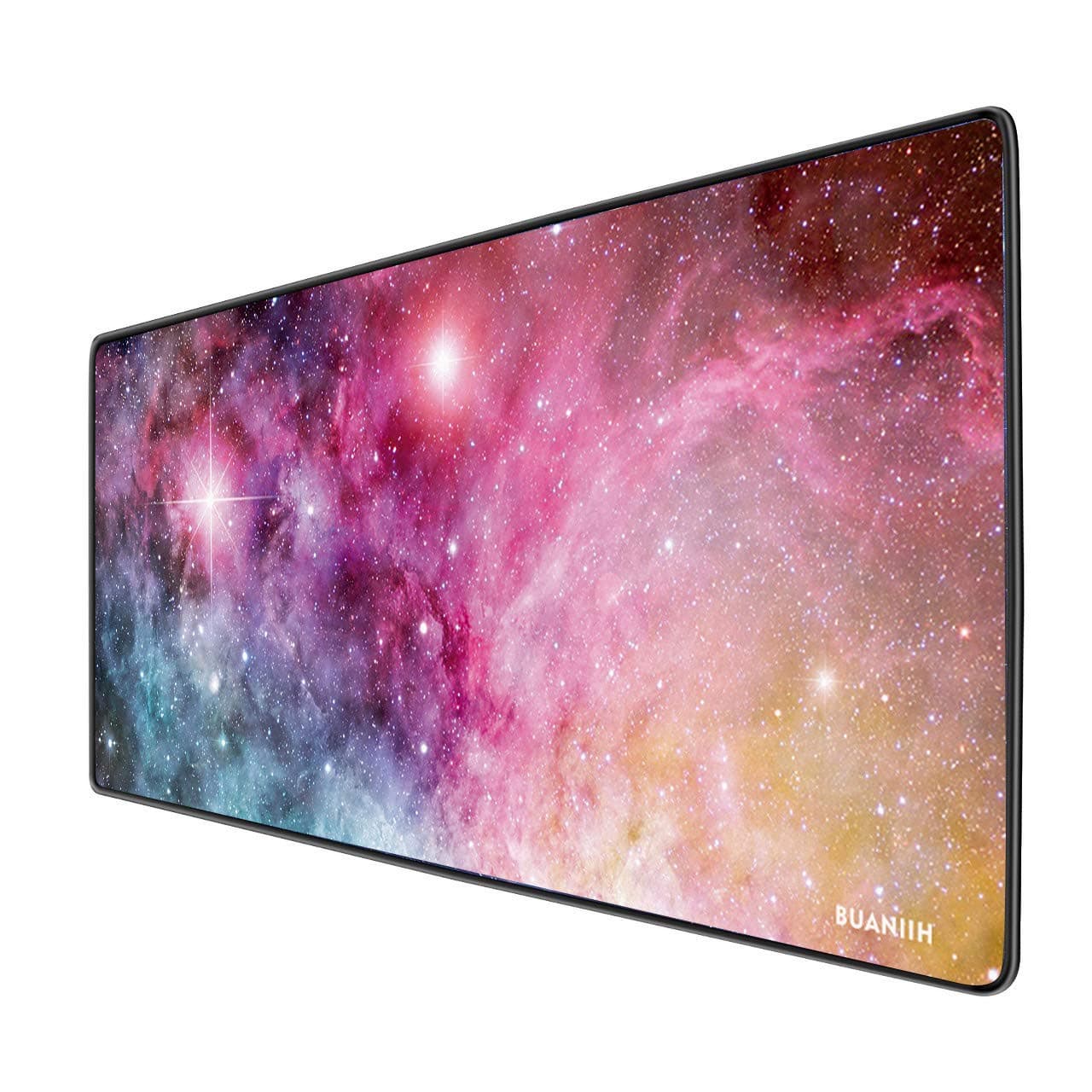 Large Gaming Mouse Pad XL, Extended Mouse Mat Gaming Mousepad, Ultra Thick 3mm, Wide & Long Mousepad(27.6×11.8×0.12 inch), Non-Slip Rubber Mice Pads Stitched Edges with Portable Bag