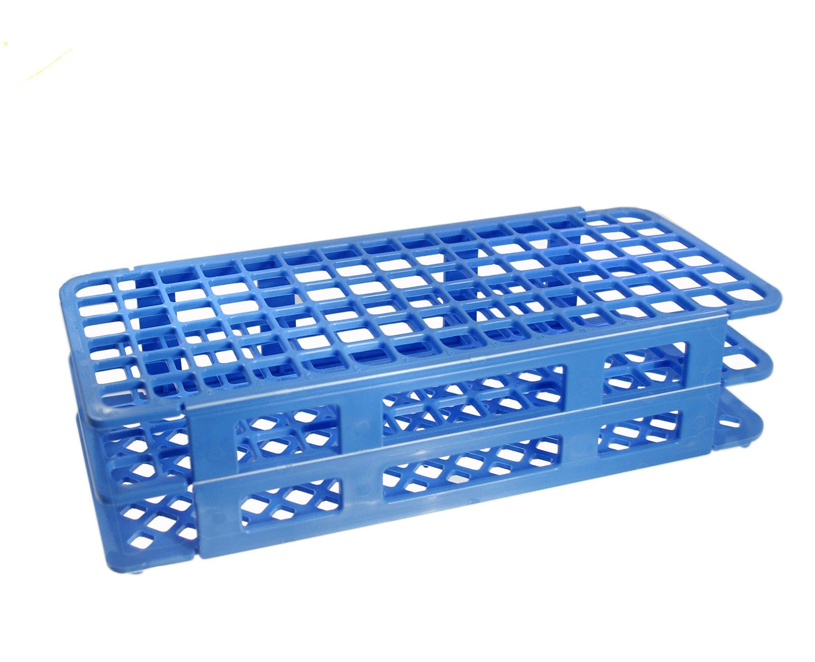 KeL Scientfic KS-801 90 Hole 13 mm Blue Plastic Test Tube Rack Polypropylene, Blue