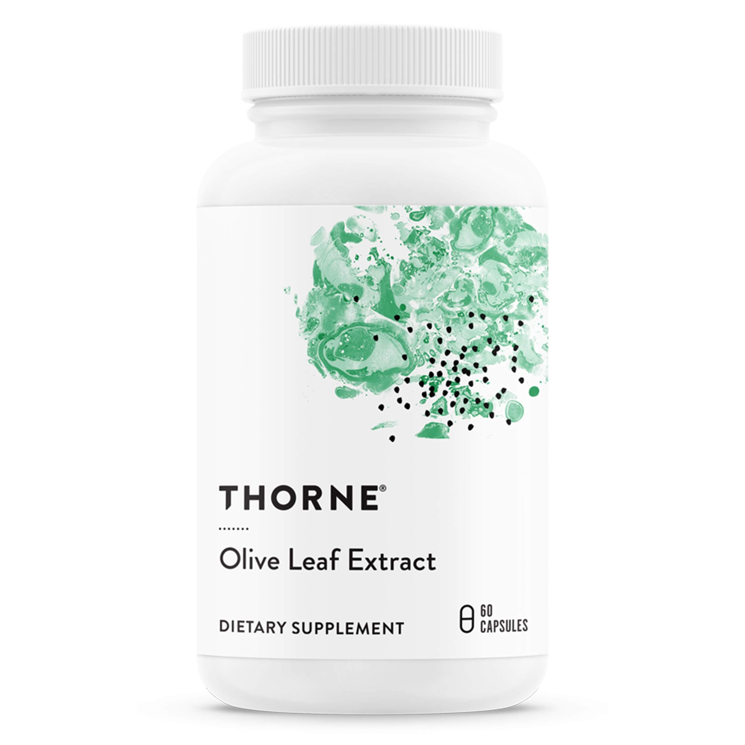 THORNE Olive Leaf Extract - Botanical Extract with Natural Antioxidant Properties - Immune Function Supplement - 60 Capsules
