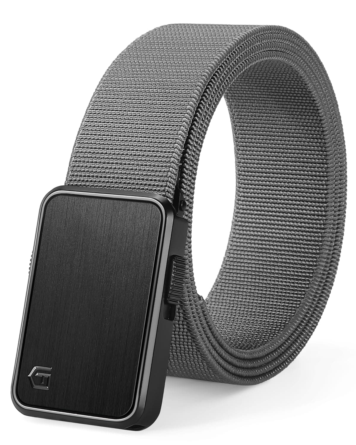 Men's Belt, Tactical Stretch Nylon Web Belts with Quick Release Buckle for Casual Golf Work Hiking