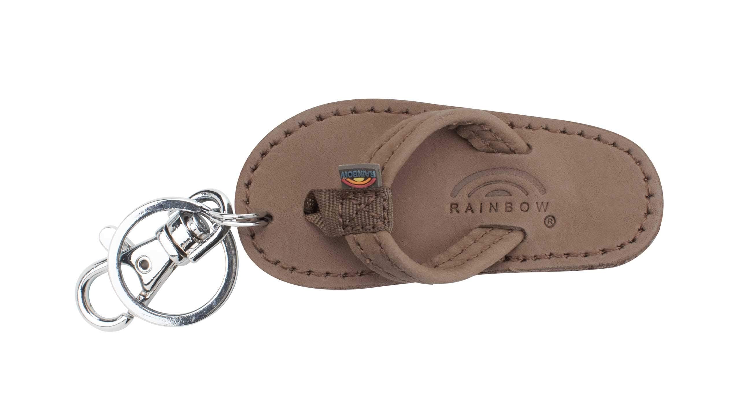 Rainbow SandalsLeather Sandal Key Chain