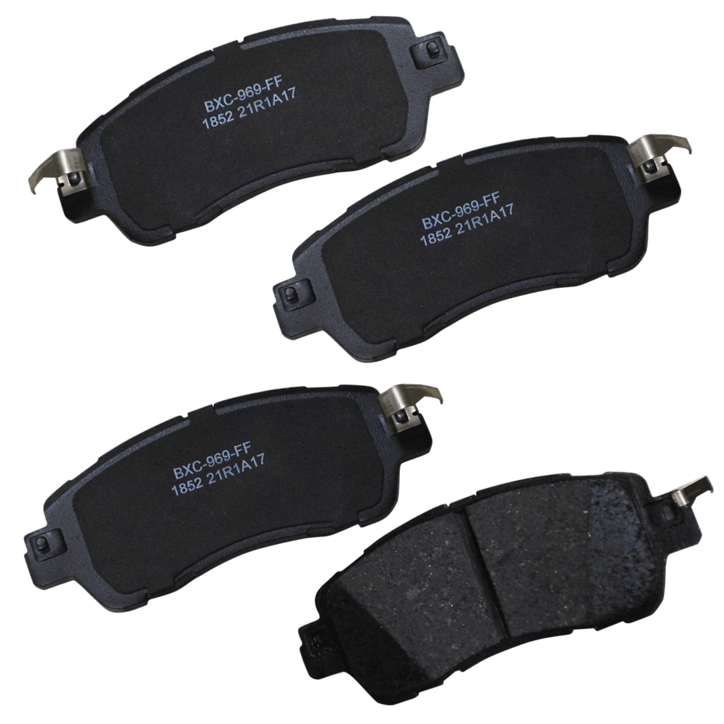 Bendix Premium SBC1852 Ceramic Front Brake Pads for Mazda 2 2021-2016, Scion iA 2016, Toyota Yaris 2020-2019, Yaris iA 2018-2017