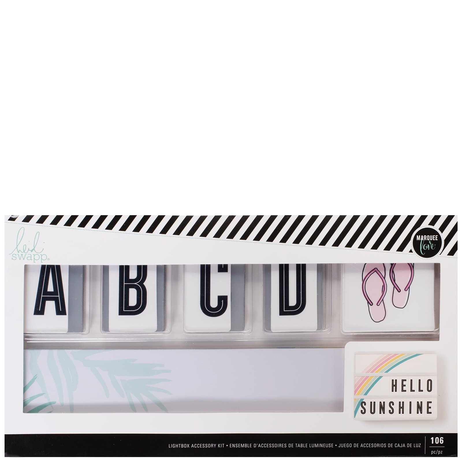 Heidi Swapp314002 Light Box-Accessory Kit-Beach Please (106 Pieces)