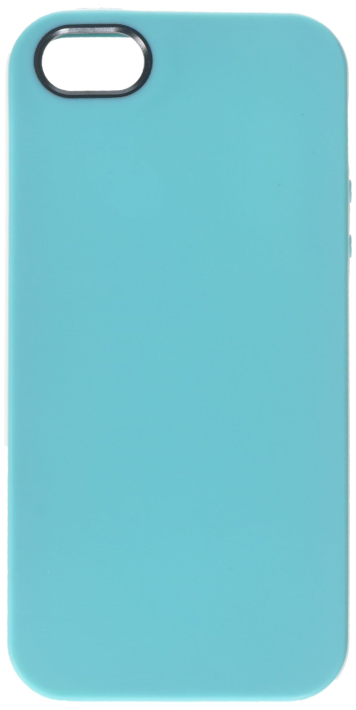 LoHi(TM)Apple iPhone 5 5s Soft Bumper Cases [Updated Version][Drop Resistance]Slim Case Cover Shockproof Rubber Cases Anti-scratch Shell Premium Dual Color TPU Cover for iPhone 5s /iPhone 5 5G (Aqua Green/White)