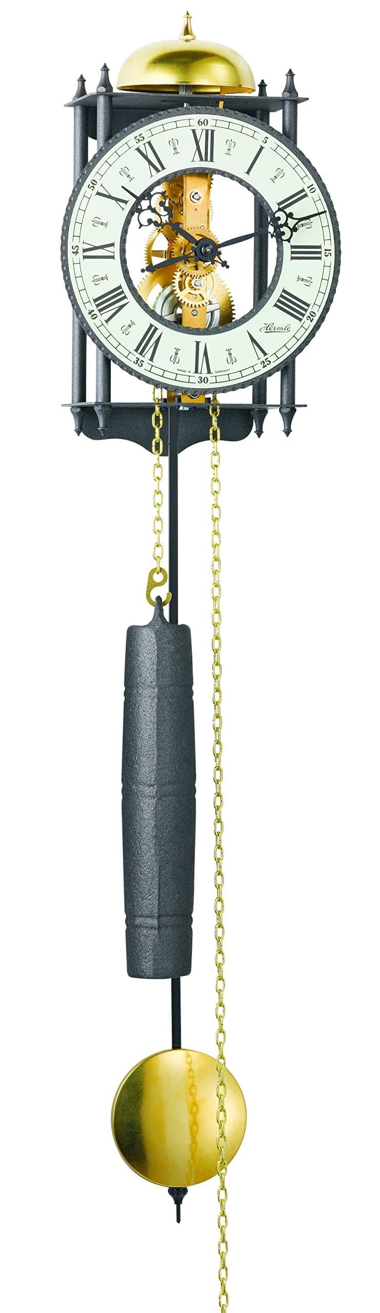 Hermle® Iron Skeleton Wall Clock