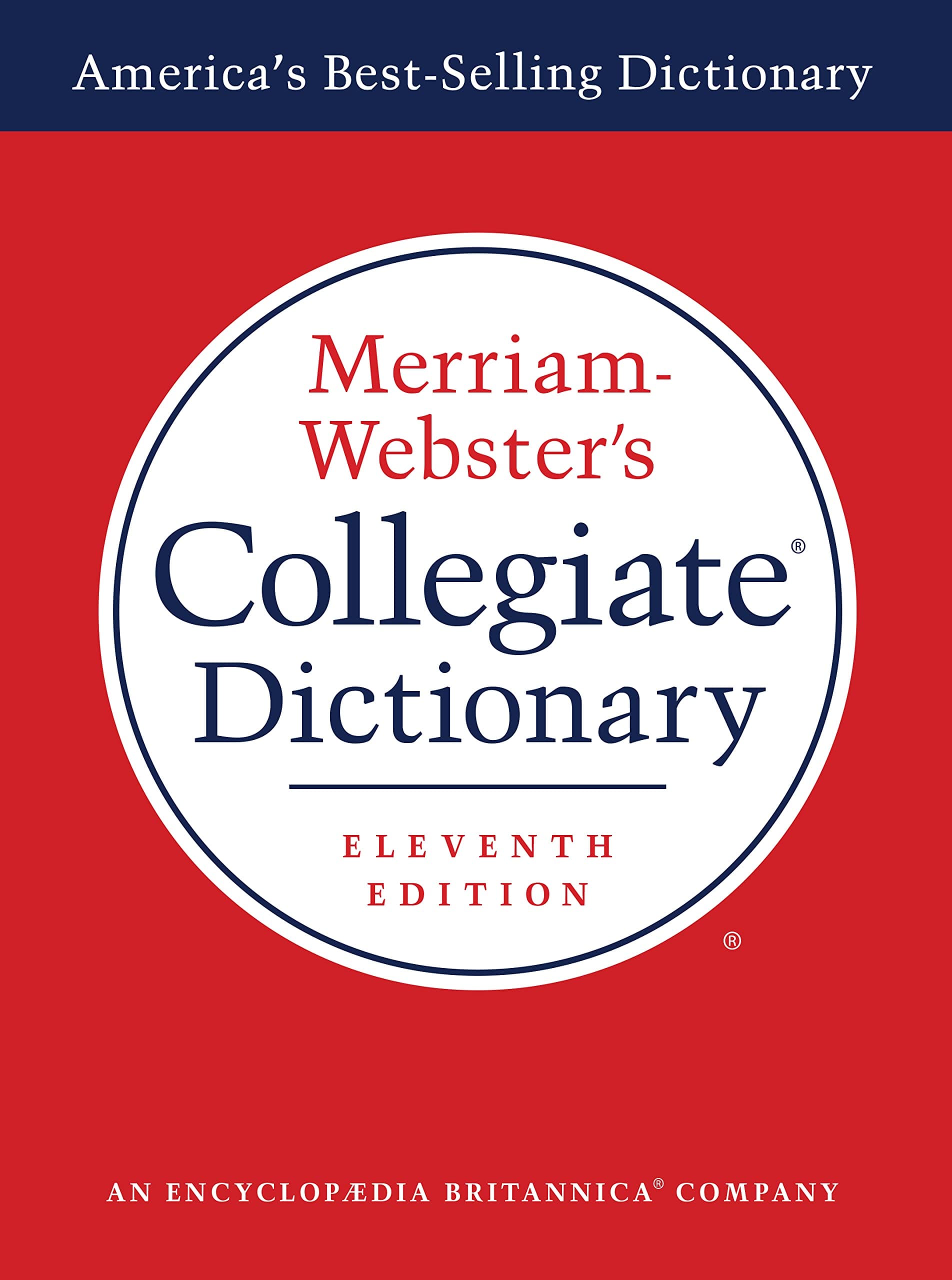 Merriam-Webster's Collegiate Dictionary, 11th Edition, Laminated Hardcover, Plain-Edged