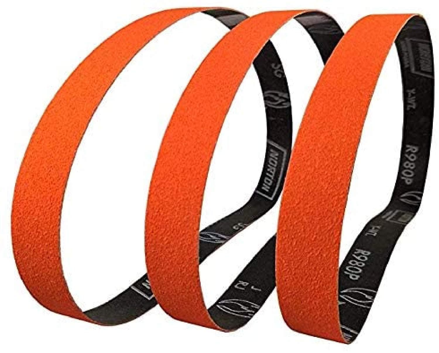 Norton SG Blaze Plus 1x30 60 Grit Ceramic Sanding Sharpening Belts 3 Pk Long Lasting