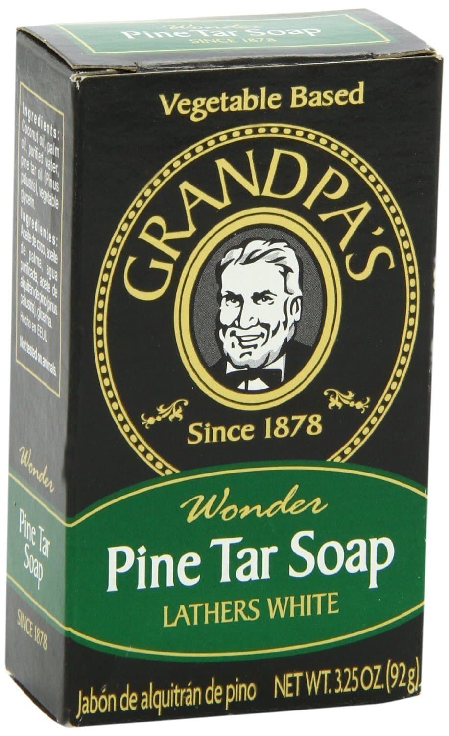 Grandpa's Soap Pine Tar Soap 4.25 Oz (6 Pack) , Grandpa-de