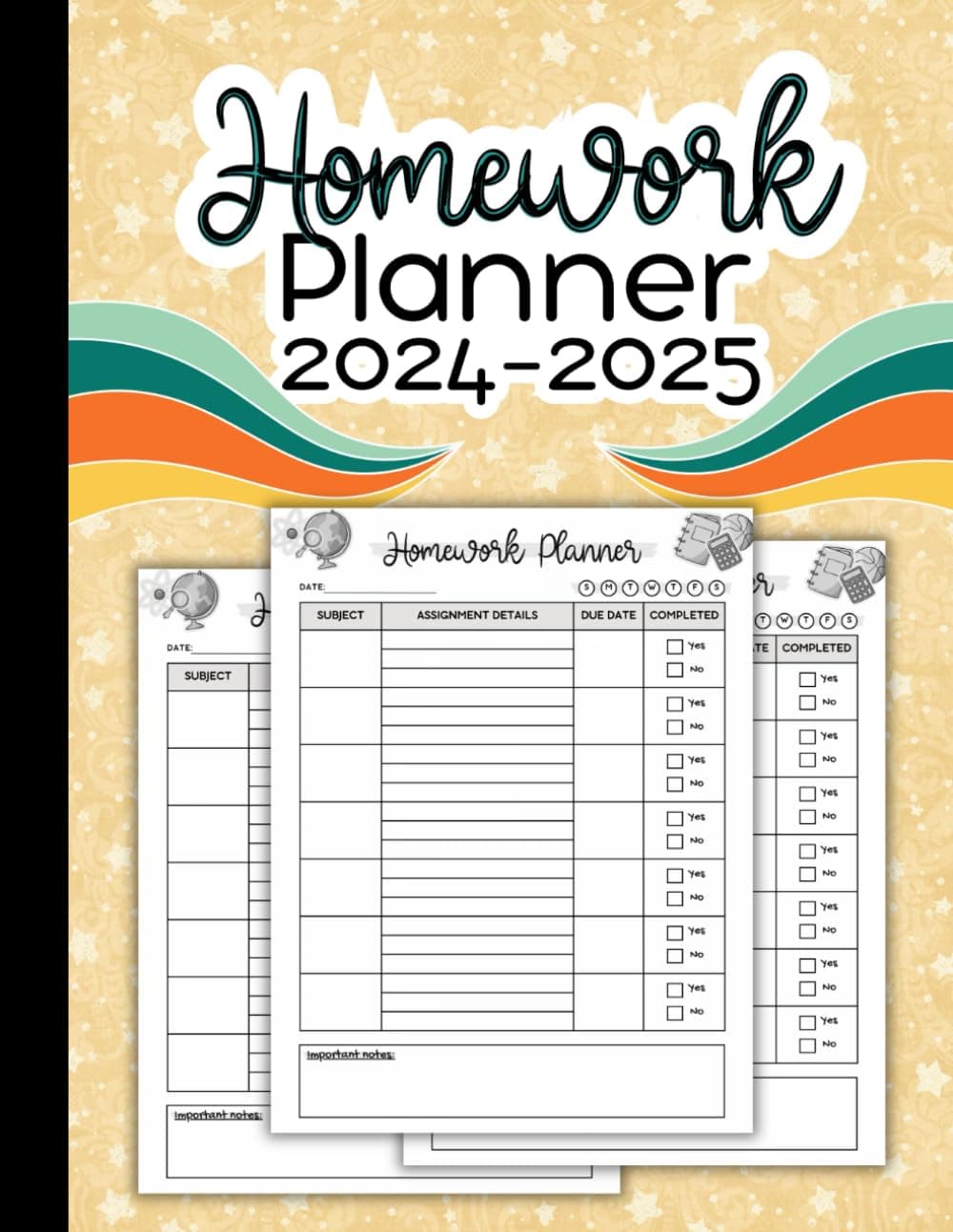 Homework Planner 2024-2025: Stay Organized, Master Your Classwork - Undated Daily Assignment Tracker for Students of All Levels: Elementary, Middle, ... College, Perfect for Homeschooling Success