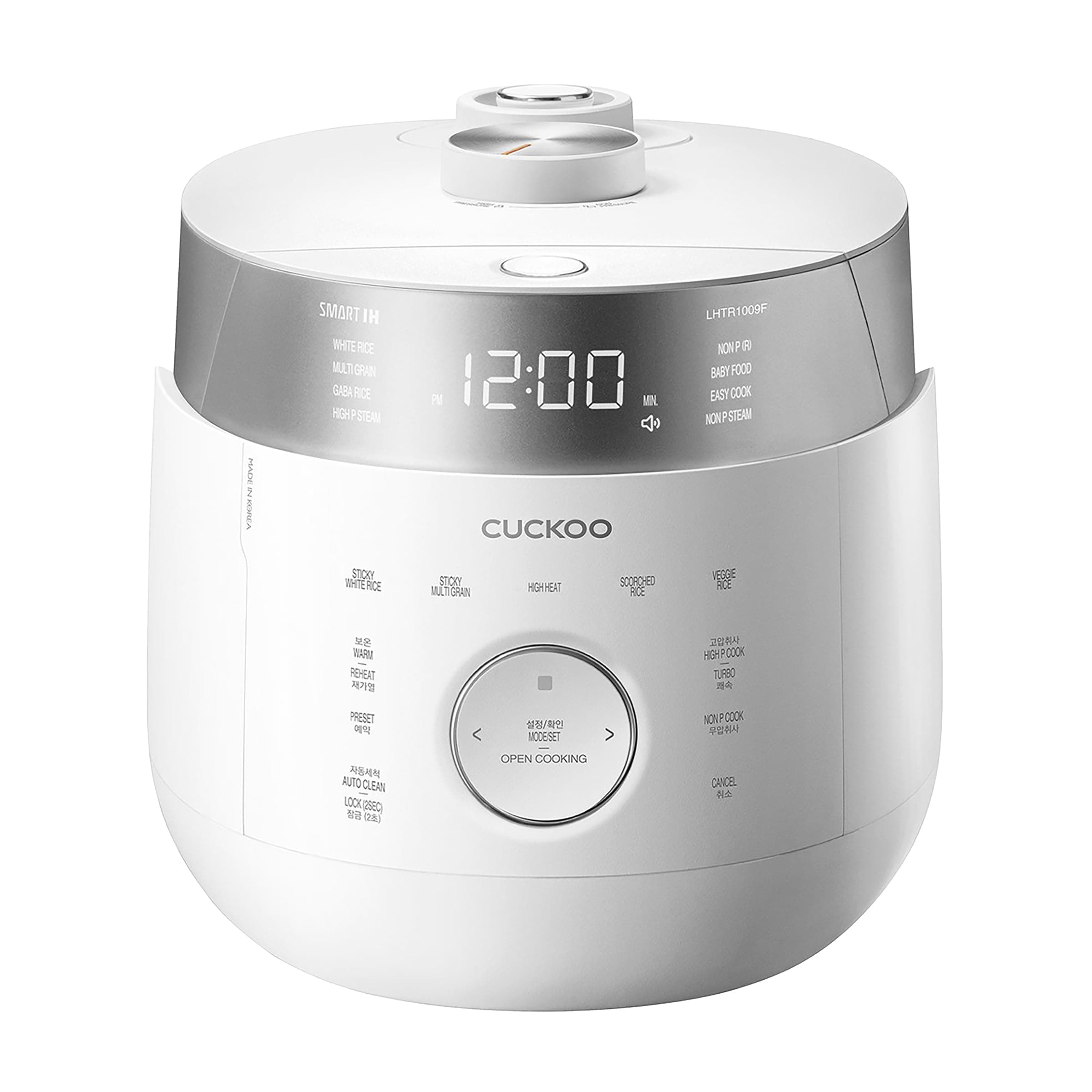 CUCKOO Rice Cooker & Steamer with 16 Programmes, Induction, No Pressure Mode, Open Cooking Function, Timer, Non-Stick Stainless Steel Inner Pot (up to 10 People), Keep Warm & Autoclean Function