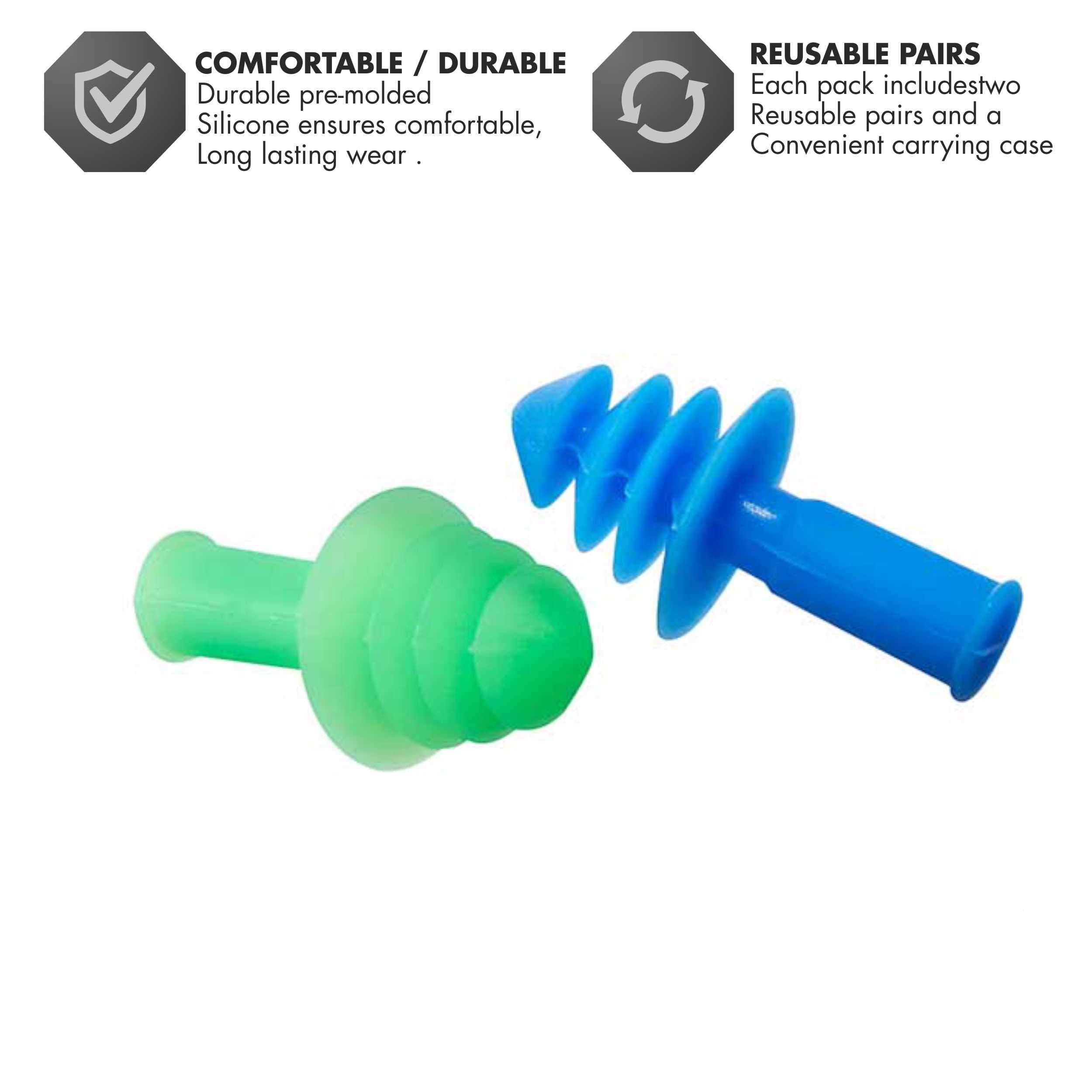 Ty Ergoflex Earplugs,All (Blue-Green)