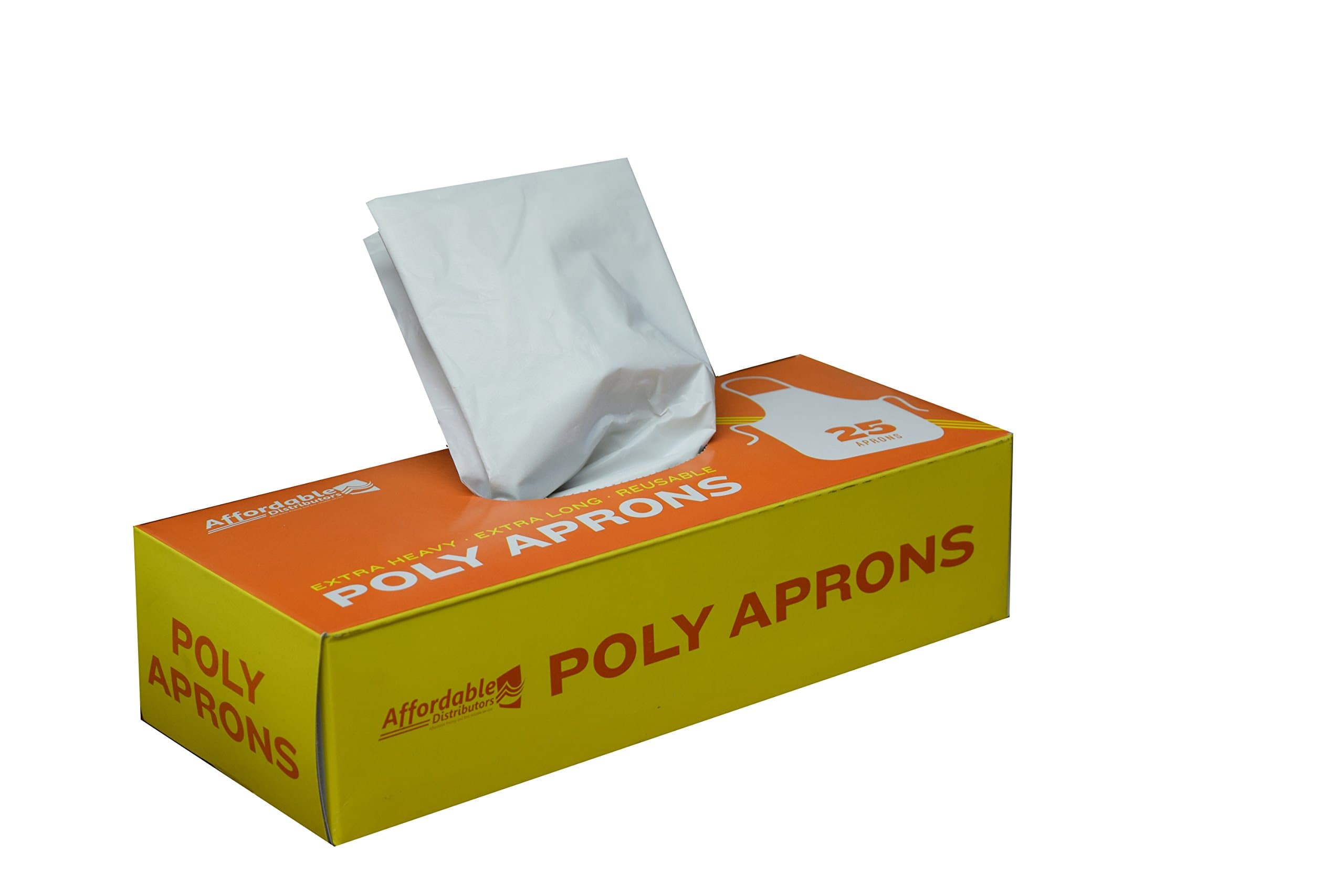 Reusable Heavy Duty Poly Aprons The best Kitchen Cooking Apron for Women - Also Great Garden and Farm Apron for Men and Women, 50 Pack