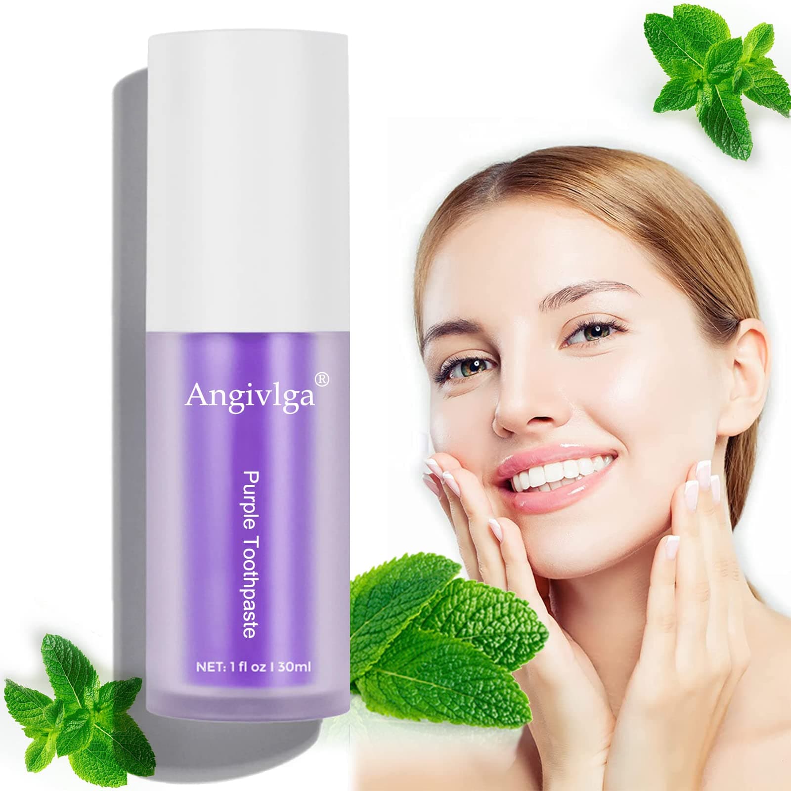 – Purple Toothpaste,Colour Corrector Teeth Whitening Toothpaste,Teeth Whitening Booster Purple Whitening Toothpaste for Tooth Stain Removal Teeth Cleaning Teeth Colour Whitener