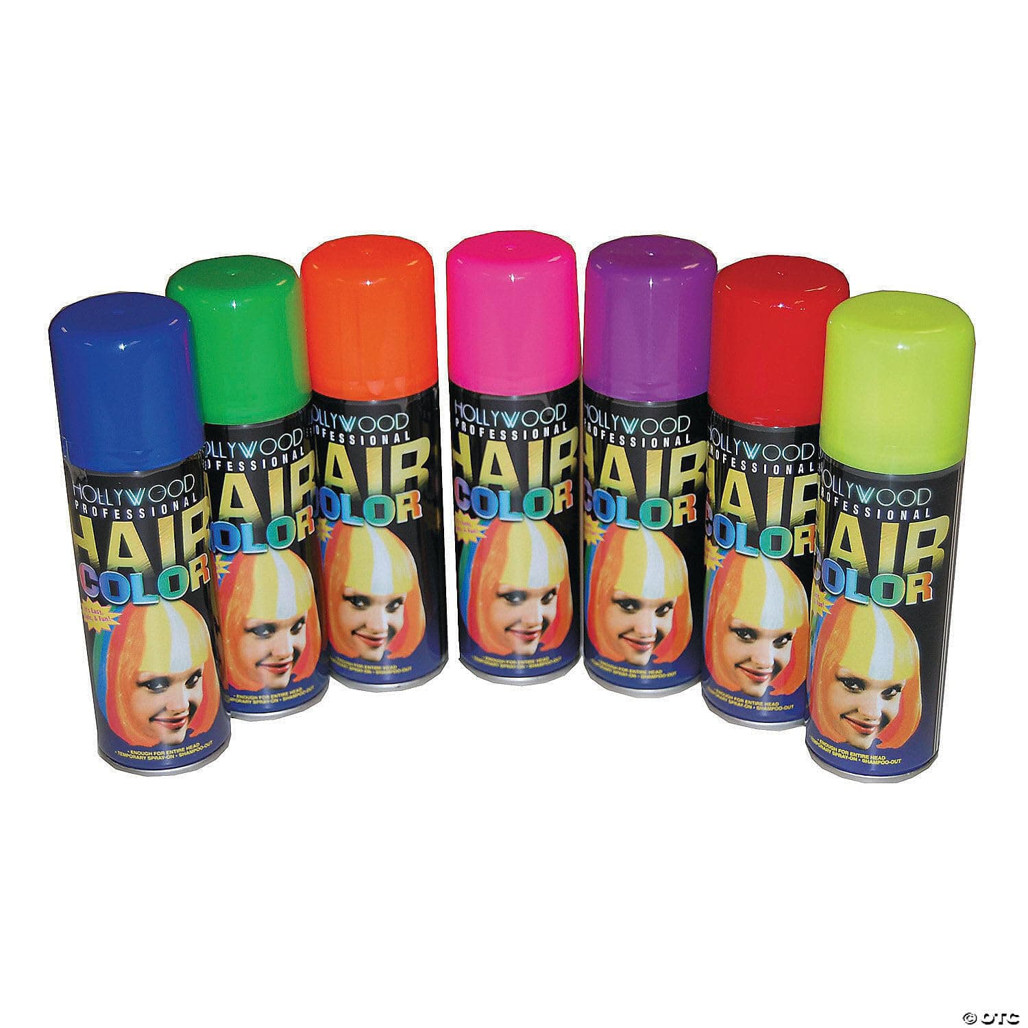 Fun World Fluorescent Hair Spray Multi-Color