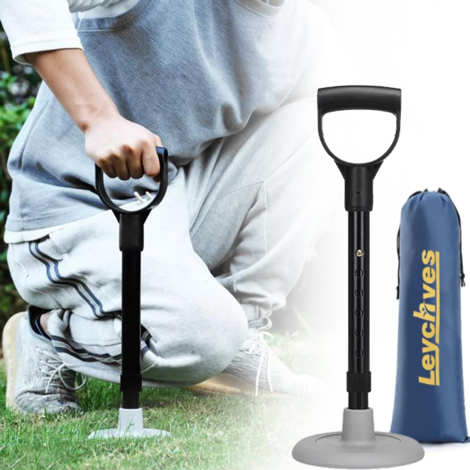 Mobility Aids Tool, Standing Aids Supports, 6 Size Adjustable Device to Help Get Up from Floor, Lift Assist for Elderly 600Lbs Weight Capacity