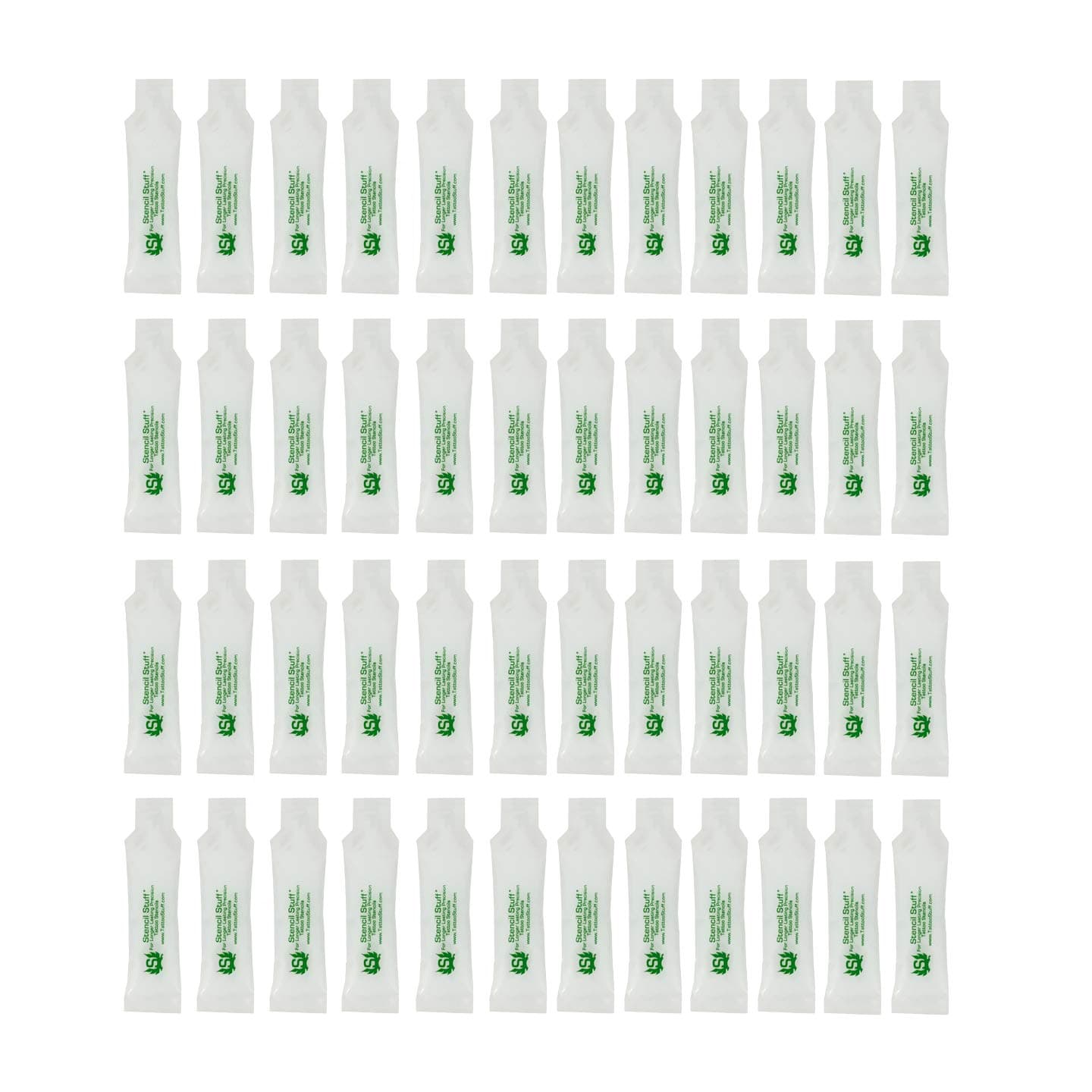 Stencil Stuff Tattoo Transfer Solution Lotion Pillow Packs Individual 50 pcs Sachets