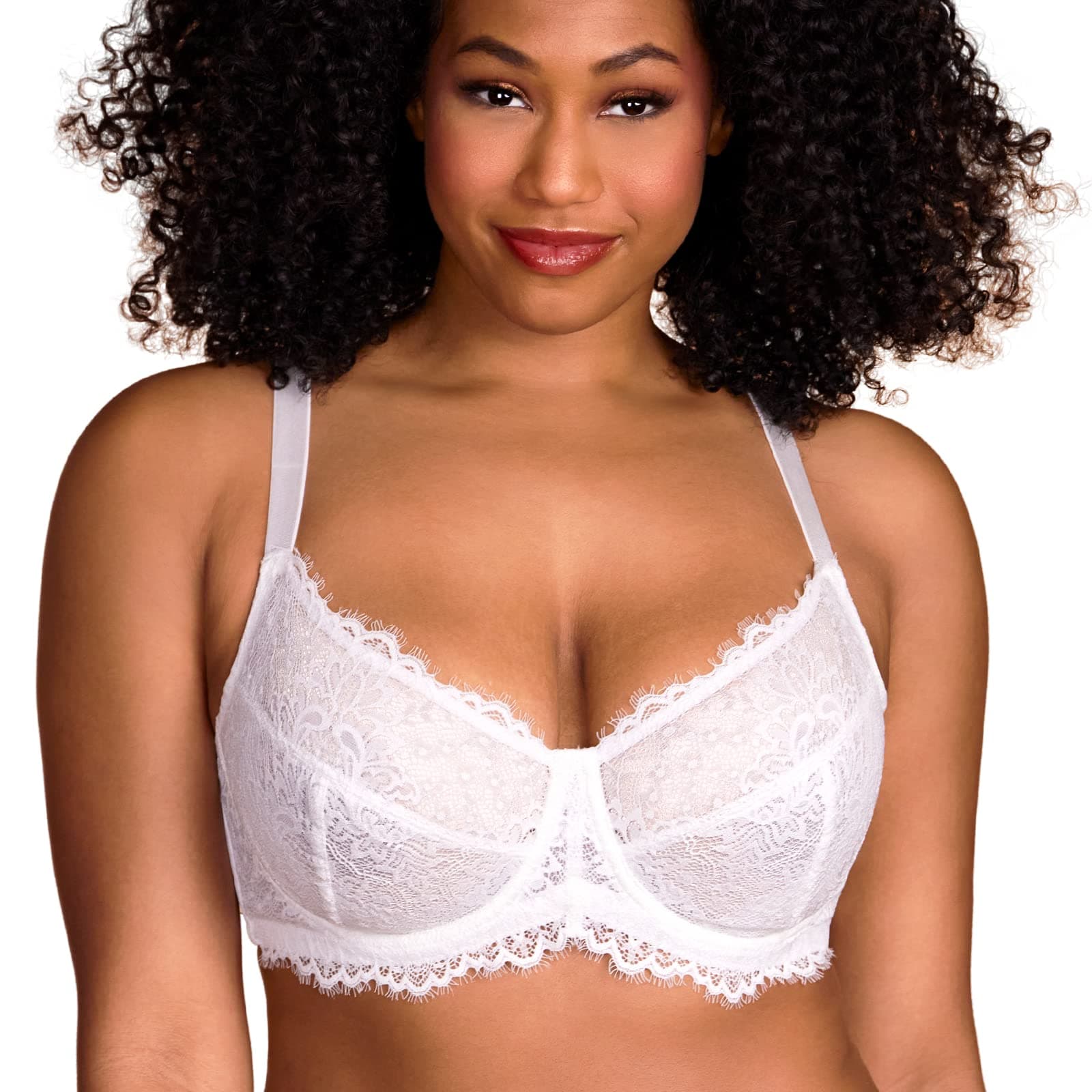 HSIAMinimizer Bras for Women Full Coverage Underwire Bras Plus Size,Lifting Lace Bra for Heavy Breast