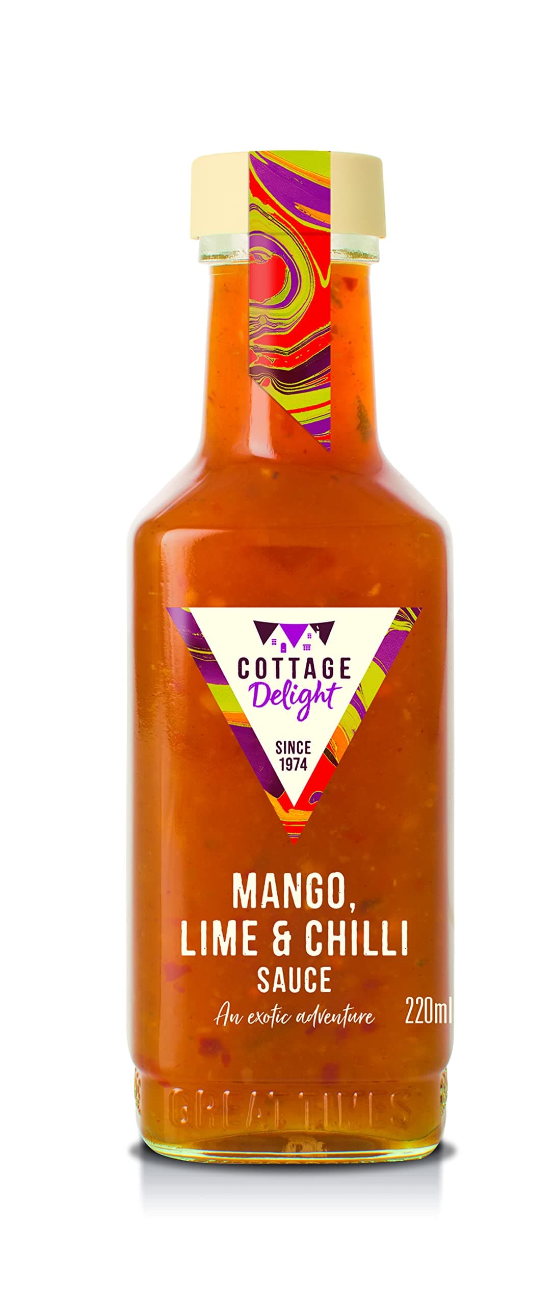 Cottage Delight - Mango, Lime & Chilli Sauce - 220ml, Orange
