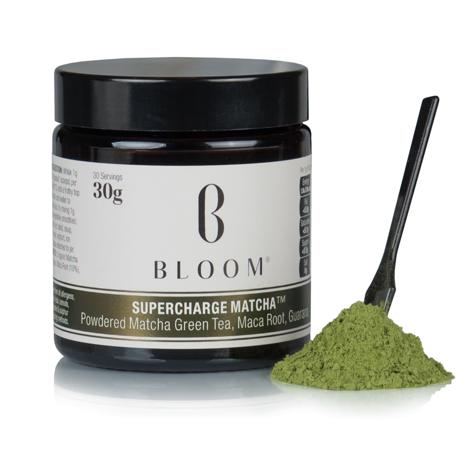 Bloom Teas Supercharge Matcha Tea Powder, 30 g