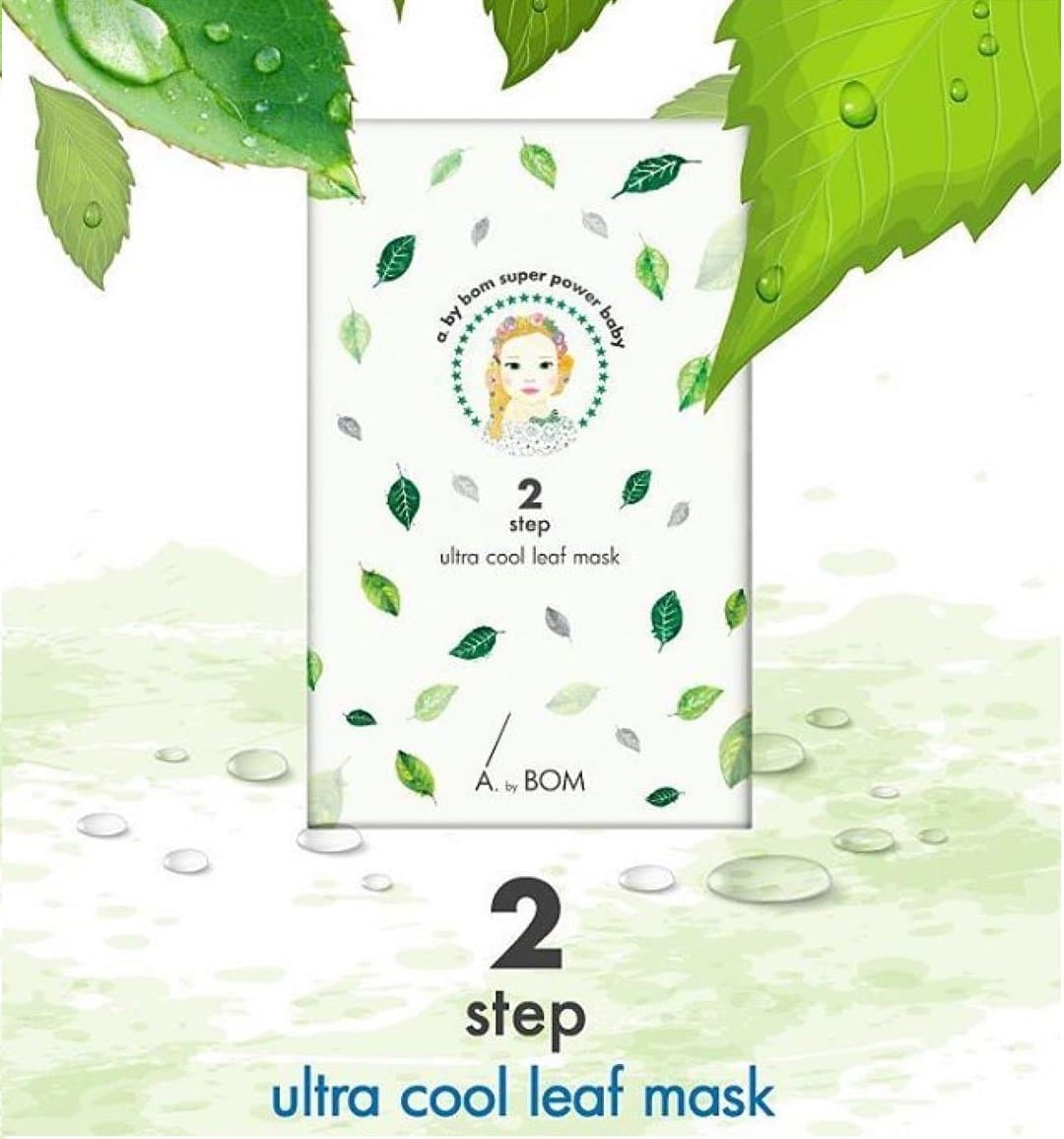 A. by BOM Ultra Cool Leaf Refreshing Face Fabric Mask - 31 ml