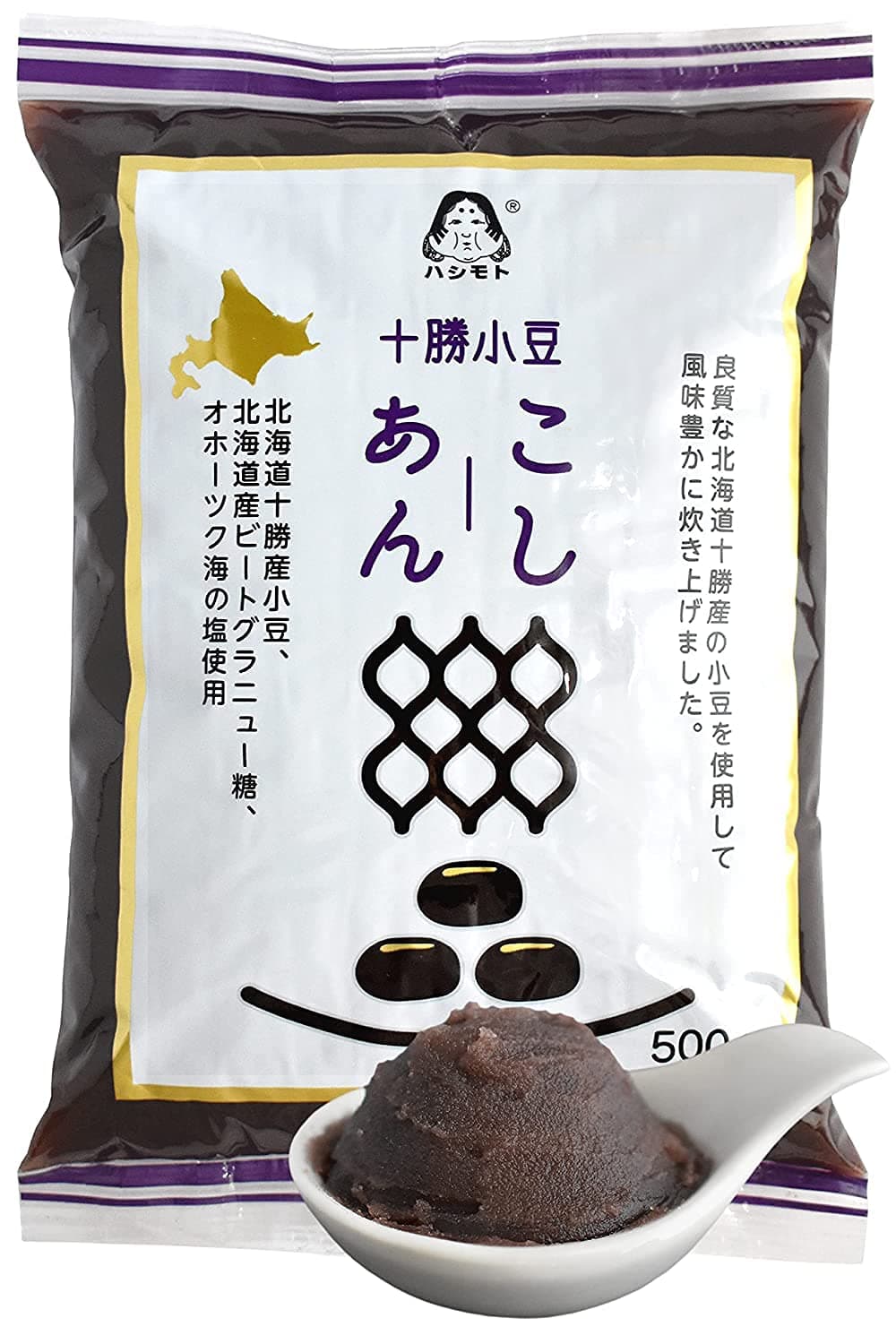 YAMASAN KYOTO UJI Red Bean Paste for Creative Sweets Recipes -Japanese Artisanal Strained Koshian- Additive-Free, Gluten-Free, Vegan, Hokkaido, Japan, 500g