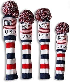 US Flag Knit Headcovers