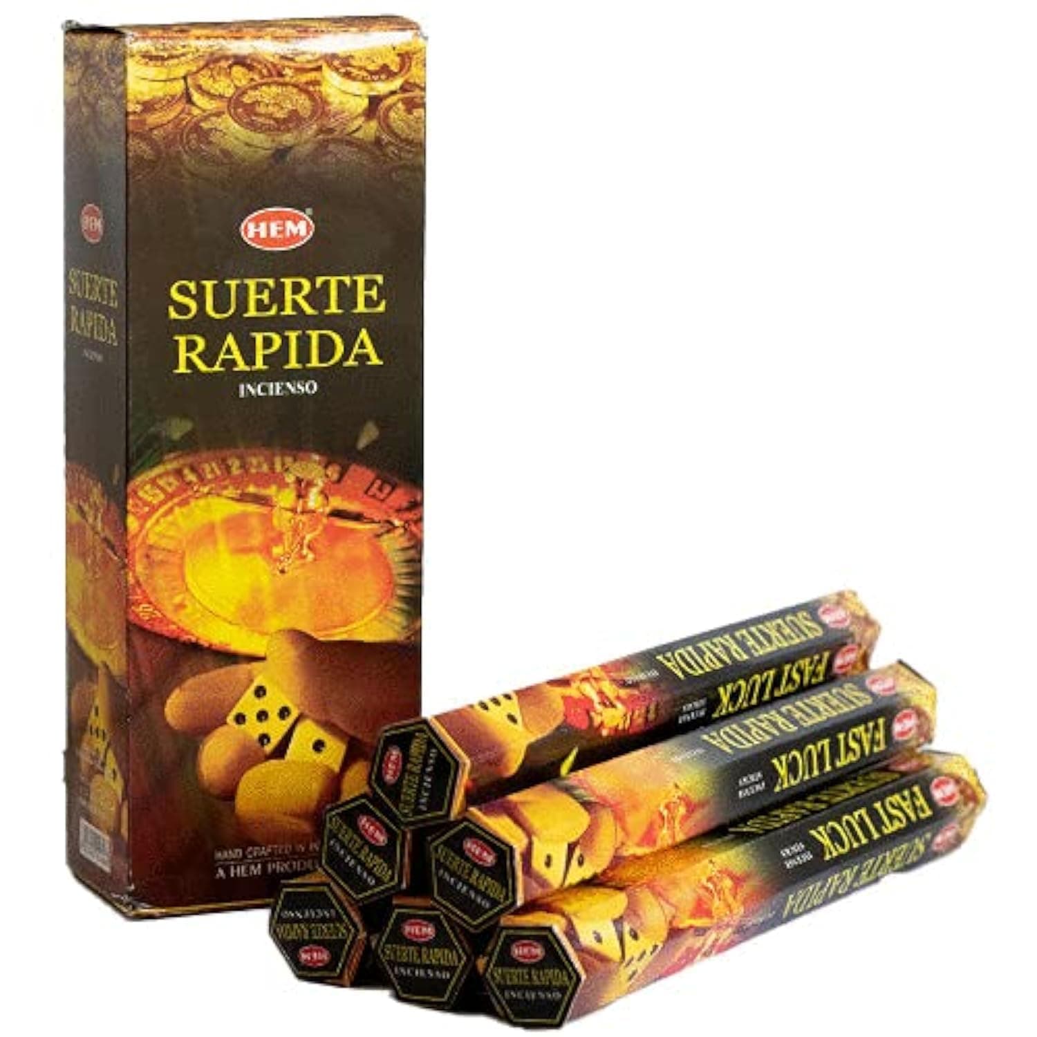 Fast Luck Incense Sticks (120 Sticks, 6 Boxes Inside) - 9 Inches Long, 20g per Box - Perfect for Meditation, Rituals,Cleansing & Positive Vibration.