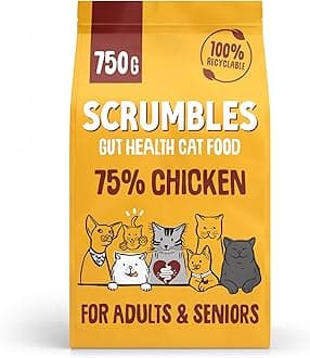 Scrumbles Adult and Senior Cats Dry Food, 750g