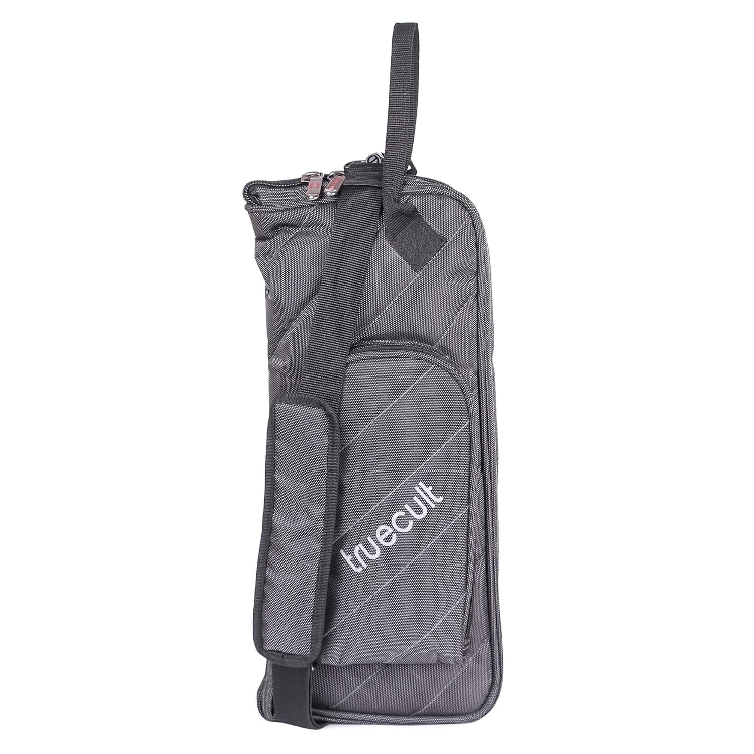 Drumsticks Carry Bag for 5A, 5B, 7A, 2B, Brushes and Drum Accessories (Grey)