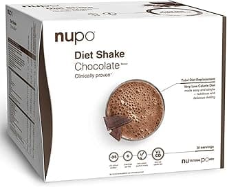 Nupo - Diet Shake Chocolate 30 Servings, Brown