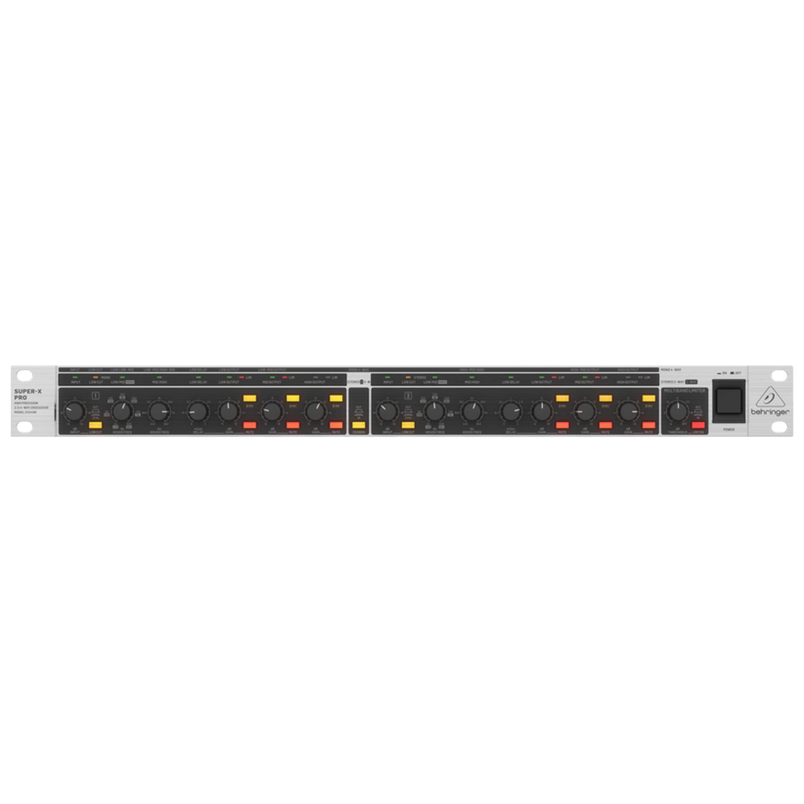 Behringer SUPER-X PRO CX3400 V2 High-Precision Stereo with 2/3/4-Way Mono Crossover Limiters