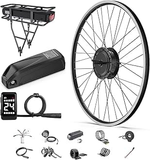G020 48V 500W Front Hub Motor Electric Bike Conversion Kit for 20"/26"/700C Wheel Drive Engine with LCD Display &Optional Ebike Battery