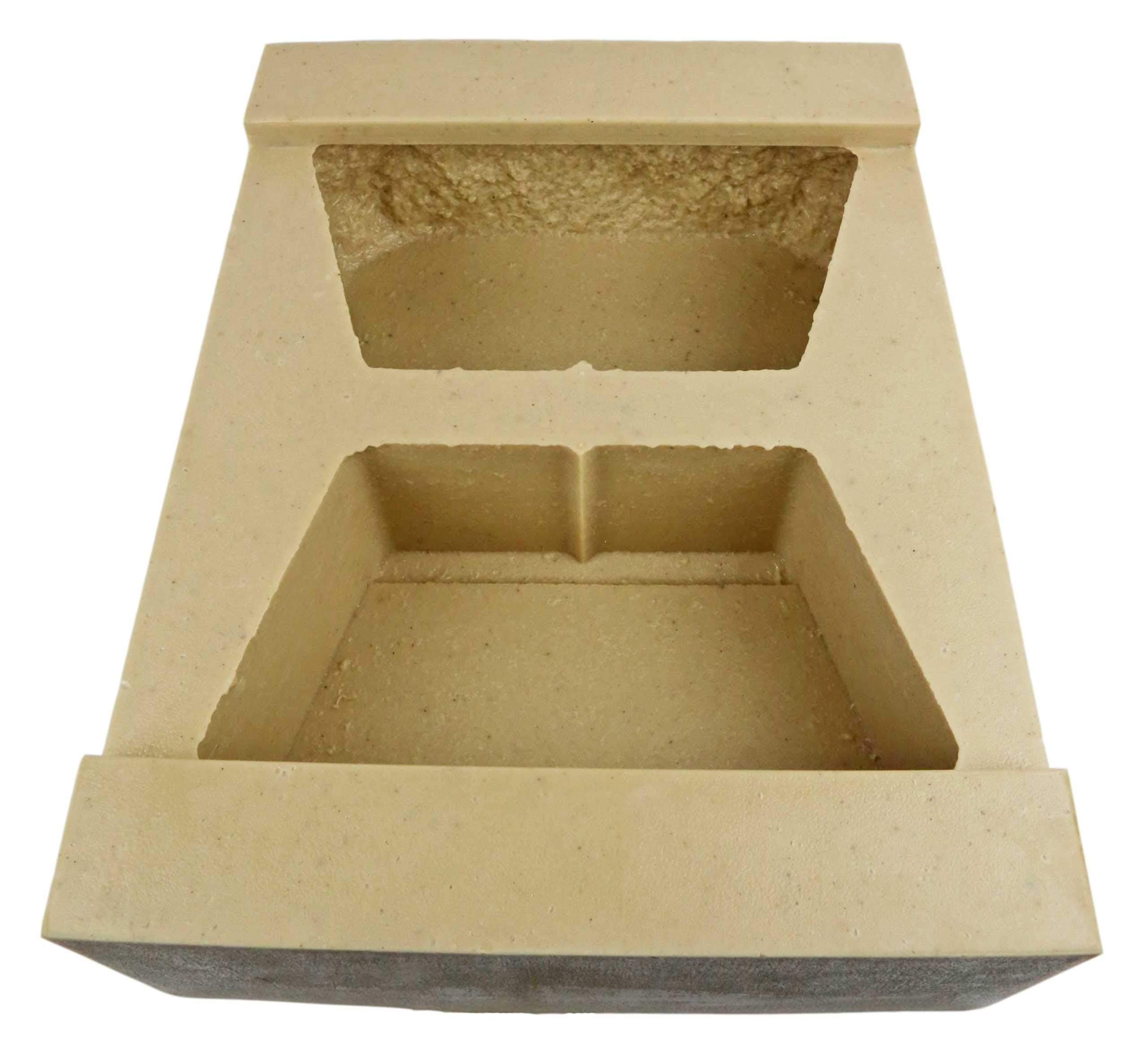 Stone Master Molds Rubber Molds for Concrete, Retaining Wall Block Mold, Creates Two 11.5" Blocks