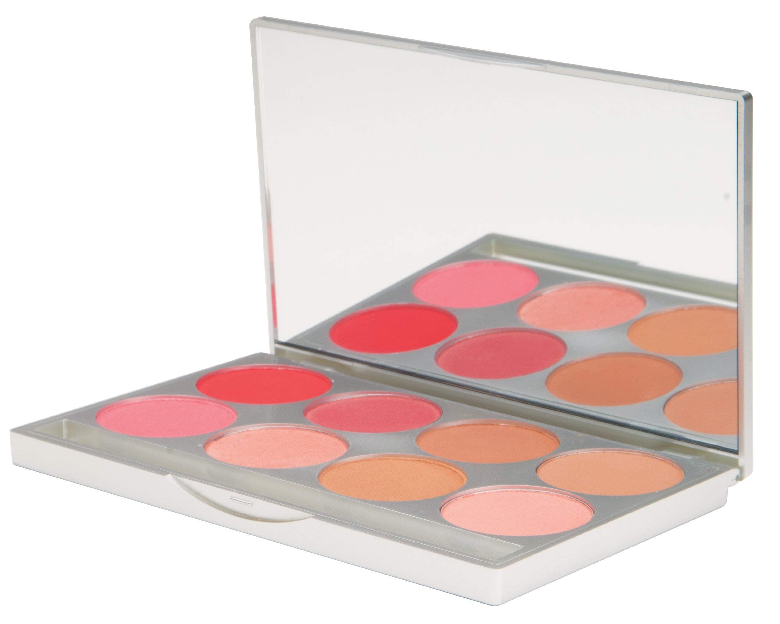 Powder Blush Pro Palette, Warm Colors