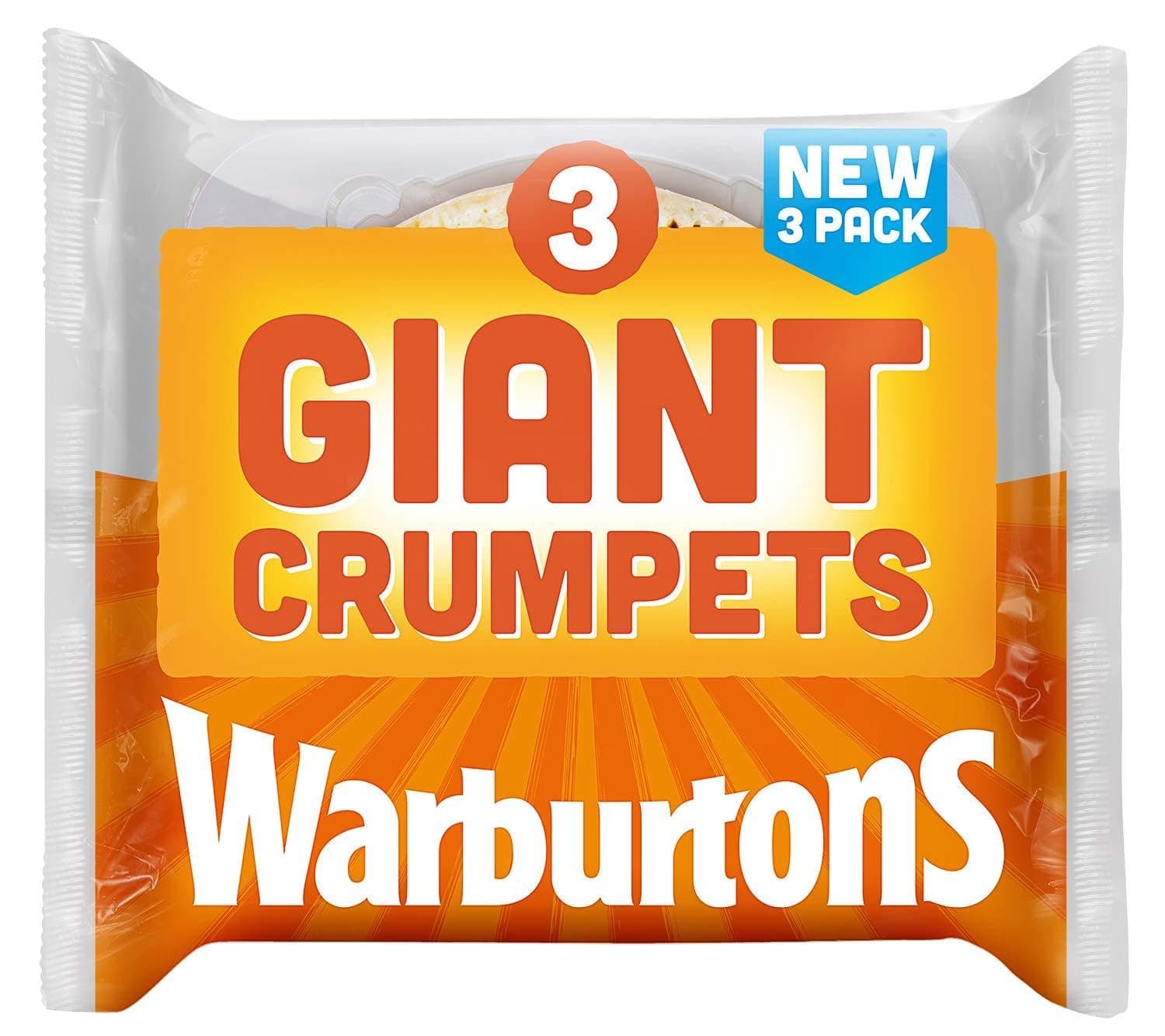 Warburtons 3 Giant Crumpets