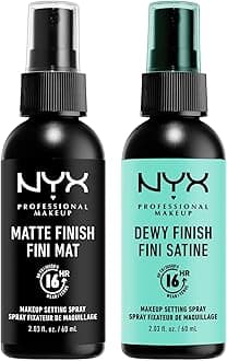 2 NYX Makeup Setting Spray"MSS 01+02" Matte/Dewy Finish (Long Lasting)