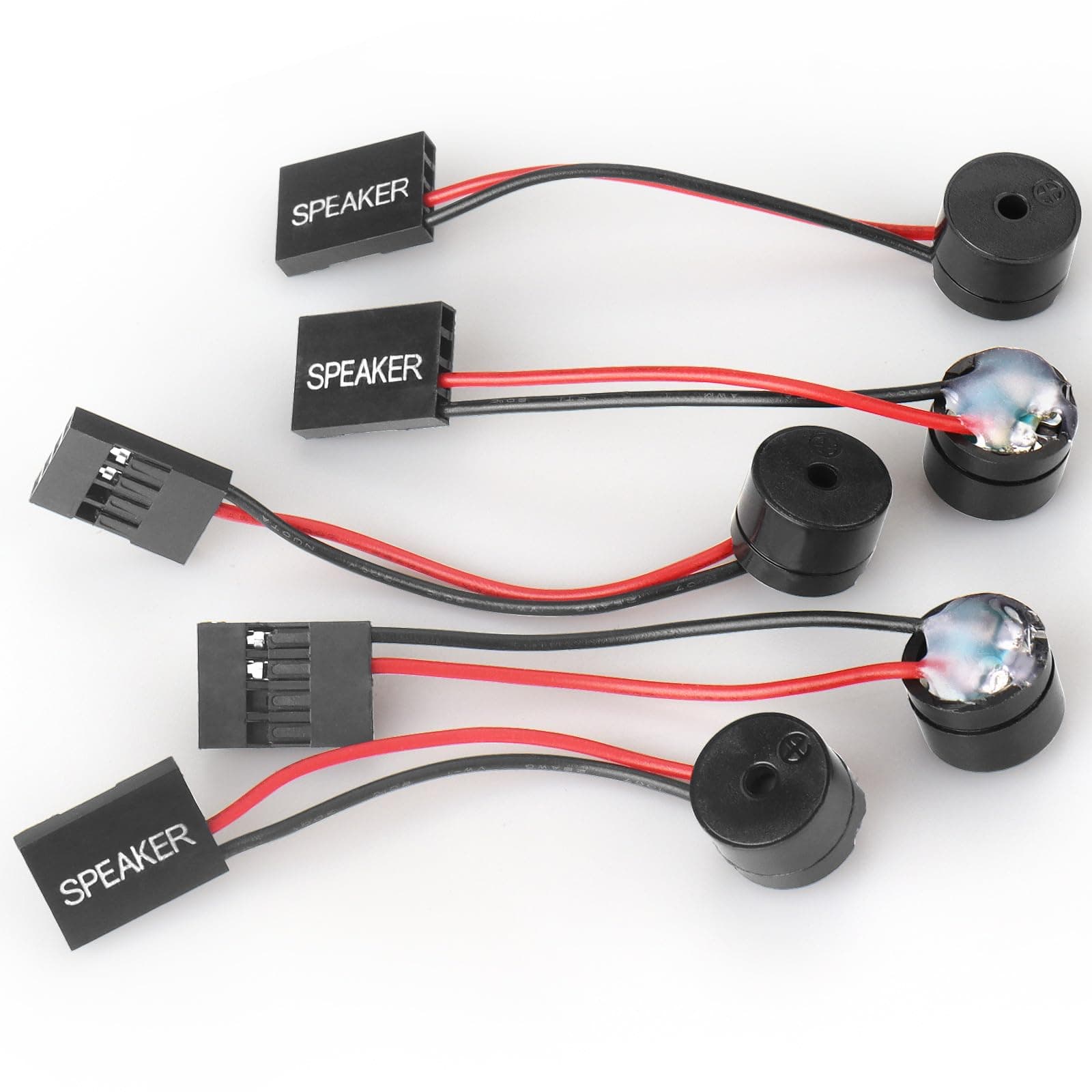 - 5 PCS Motherboard Speaker, Computer Casemini Speakers, PC Internal Bios Mini Plug Buzzer Computer Motherboard Buzzer Alarm