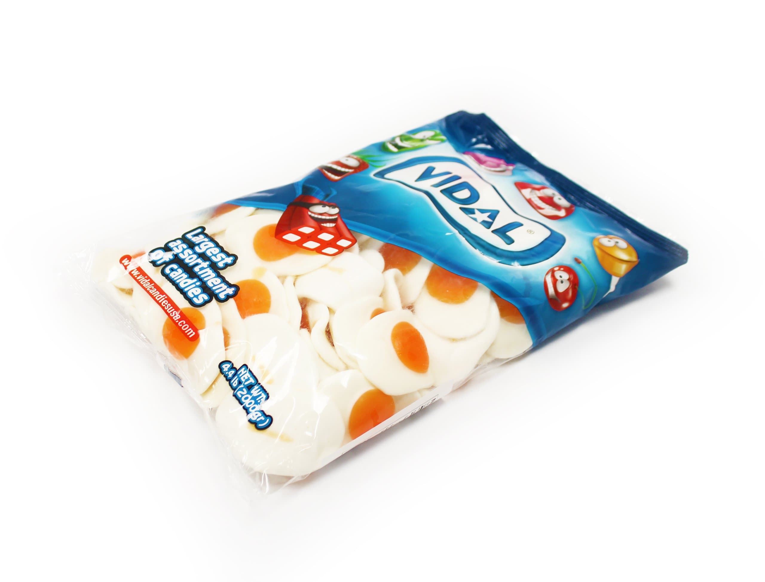 Vidal Gummy Gummi Bulk Candy 4.4 Pound Bags (Eggs)