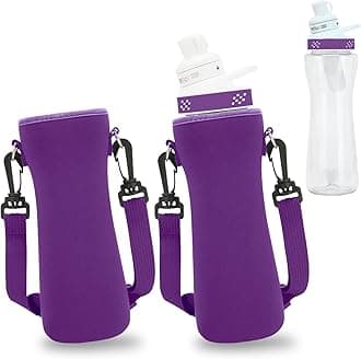 2 Pcs Neoprene Insulated Bottle Sleeves - Compatible with 22oz Cirkul Bottles, Retains Temperature for Plastic & Stainless Steel Bottles
